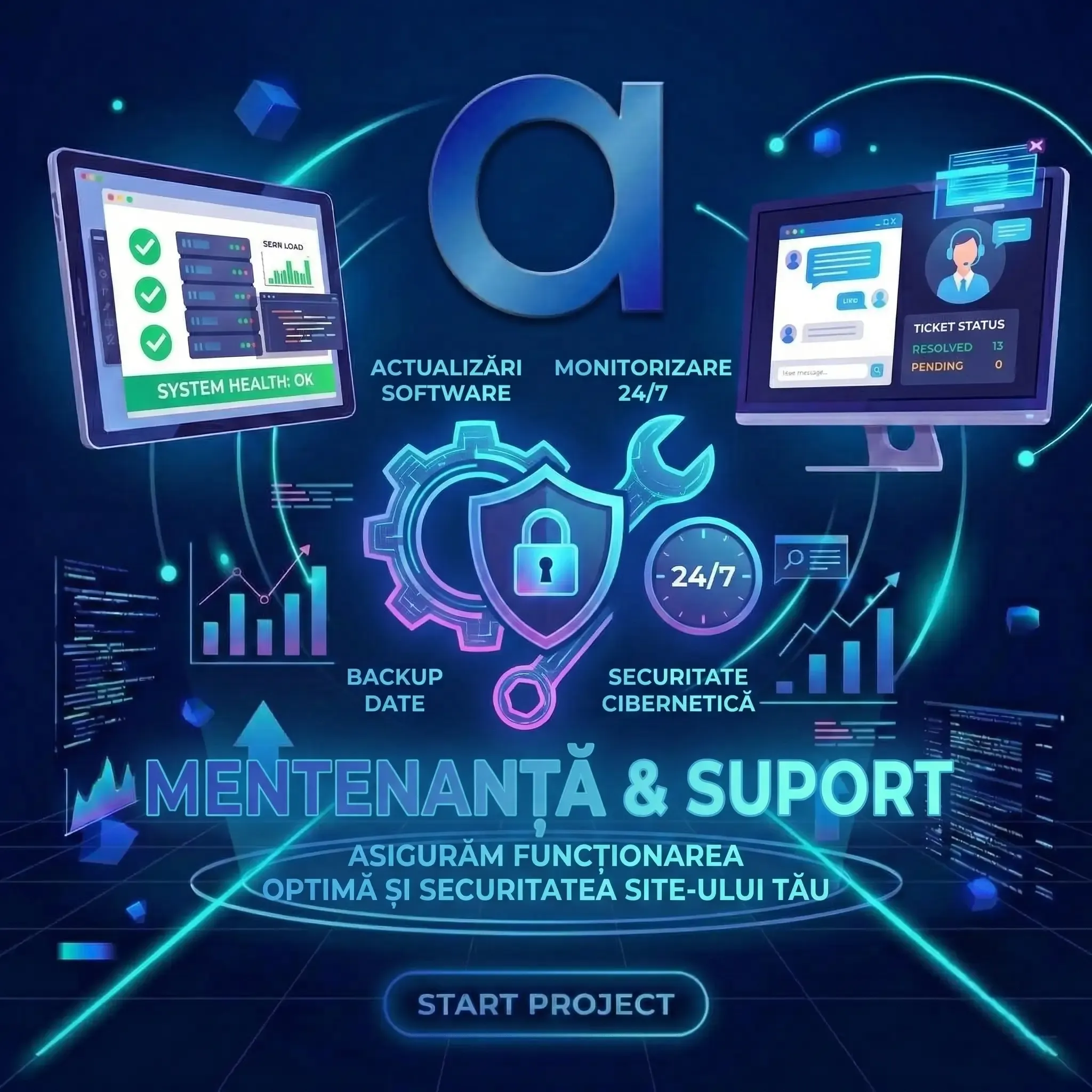 Galerie AIT Digital - Servicii Web, SEO și AI Search pentru domeniul Medical