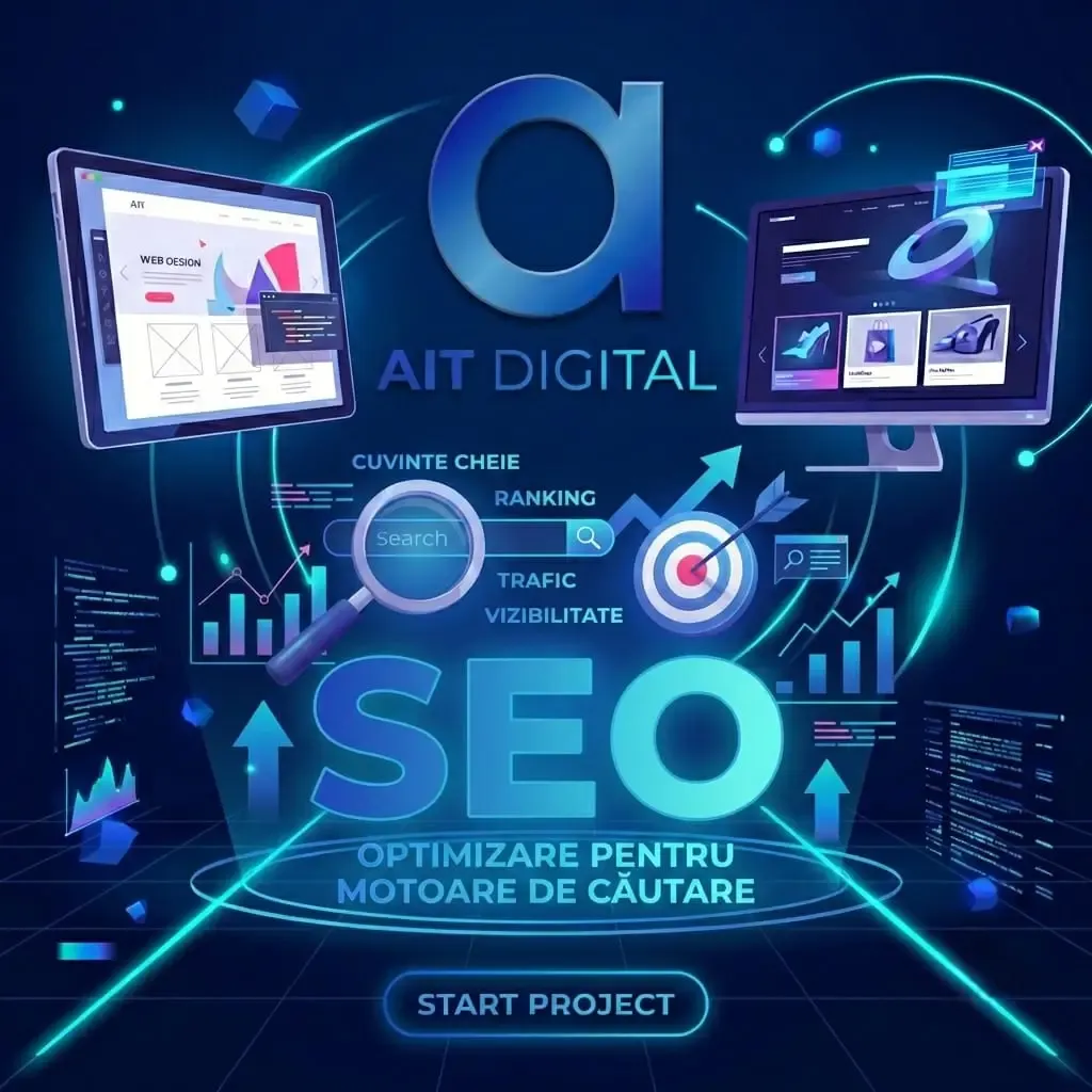 Galerie AIT Digital - Servicii Web, SEO și AI Search pentru domeniul Medical